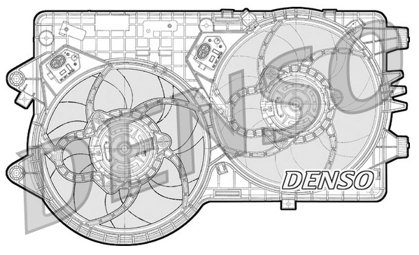 Ventilatorwiel-motorkoeling Denso DER09093