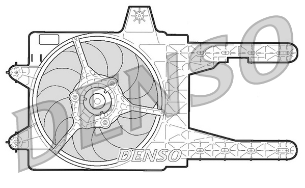 Ventilatorwiel-motorkoeling Denso DER09245