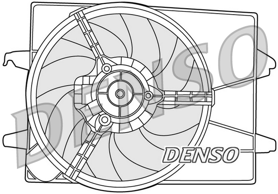 Ventilatorwiel-motorkoeling Denso DER10003