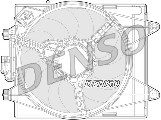 Ventilatorwiel-motorkoeling Denso DER13005