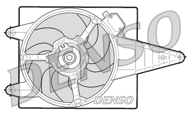 Ventilatorwiel-motorkoeling Denso DER13204