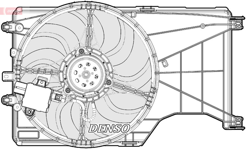 Ventilatorwiel-motorkoeling Denso DER20001