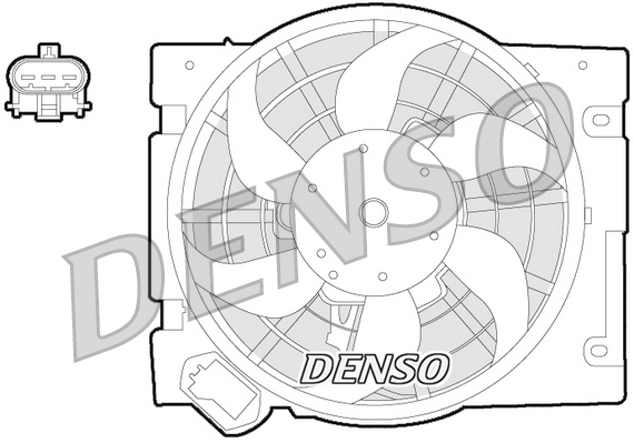 Ventilatorwiel-motorkoeling Denso DER20013