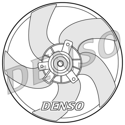 Ventilatorwiel-motorkoeling Denso DER21011