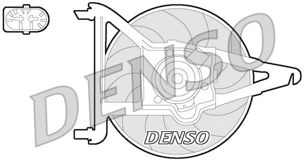 Ventilatorwiel-motorkoeling Denso DER21021