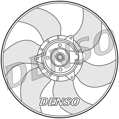 Ventilatorwiel-motorkoeling Denso DER23001