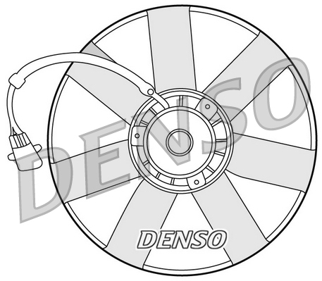 Ventilatorwiel-motorkoeling Denso DER32002