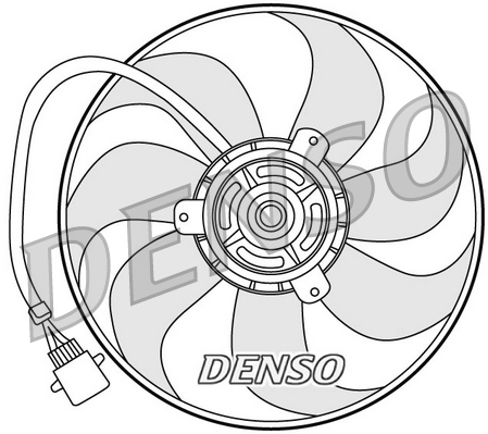 Ventilatorwiel-motorkoeling Denso DER32006