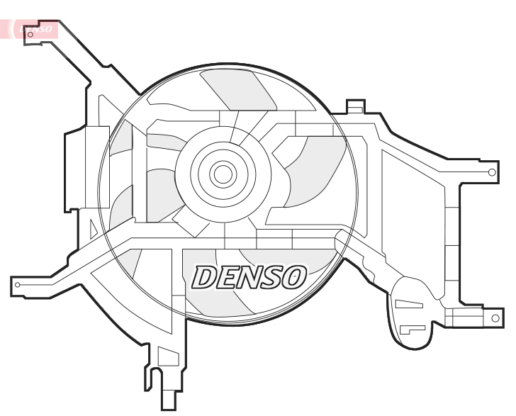 Ventilatorwiel-motorkoeling Denso DER37002