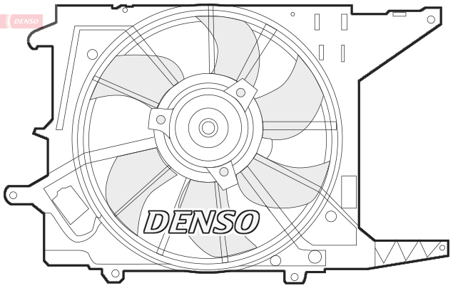 Ventilatorwiel-motorkoeling Denso DER37003