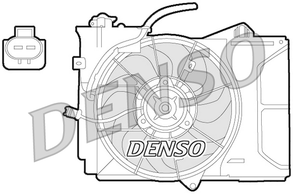 Ventilatorwiel-motorkoeling Denso DER50001