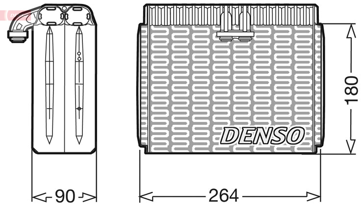 Airco verdamper Denso DEV01002