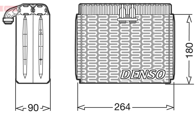 Airco verdamper Denso DEV01010