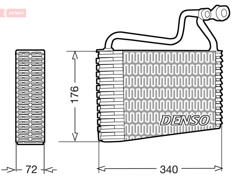 Airco verdamper Denso DEV08001