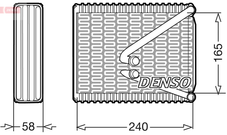 Airco verdamper Denso DEV09010