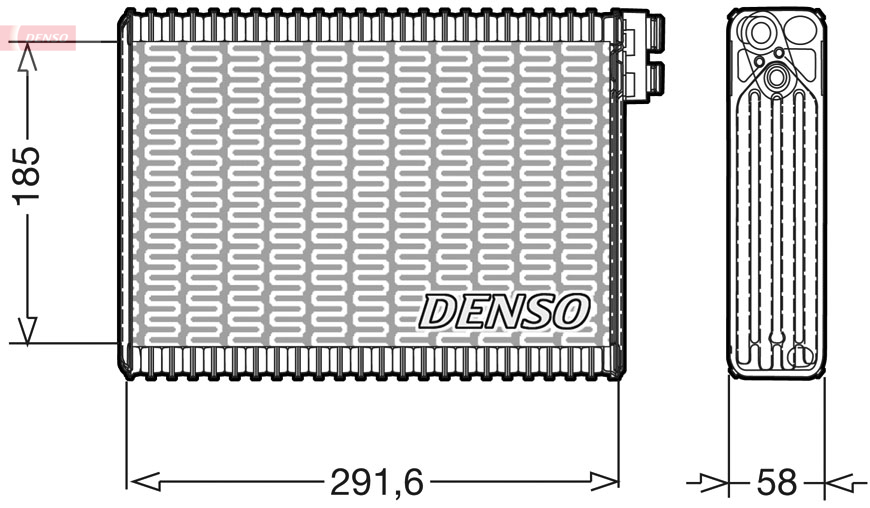 Airco verdamper Denso DEV09013