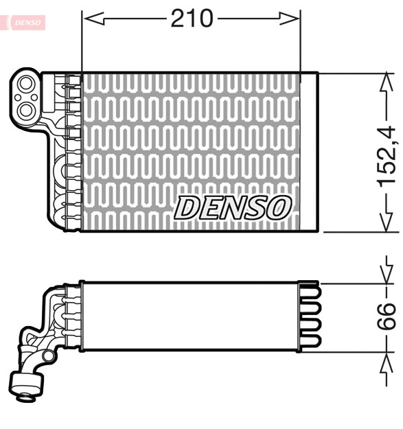 Airco verdamper Denso DEV09015