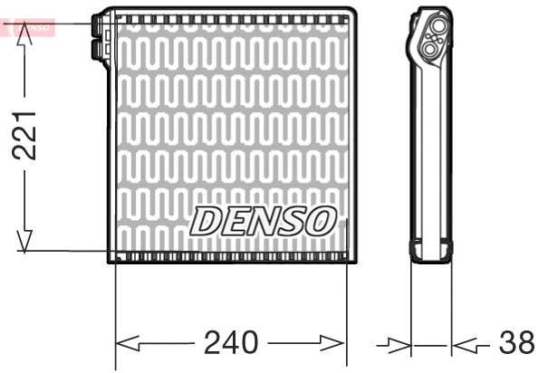 Airco verdamper Denso DEV09102