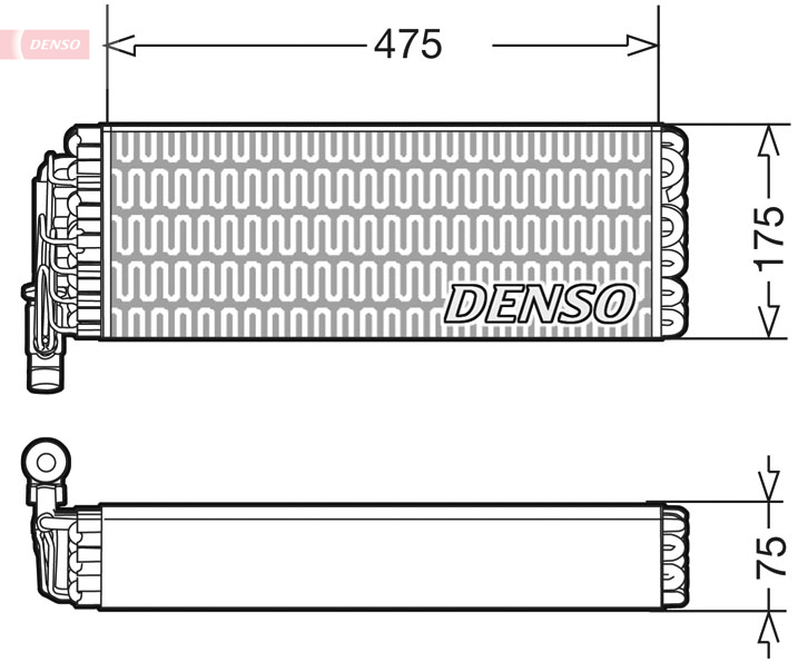 Airco verdamper Denso DEV12003