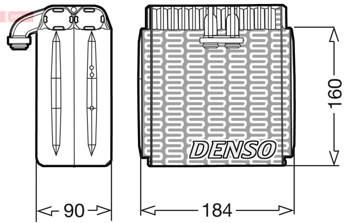 Airco verdamper Denso DEV23001