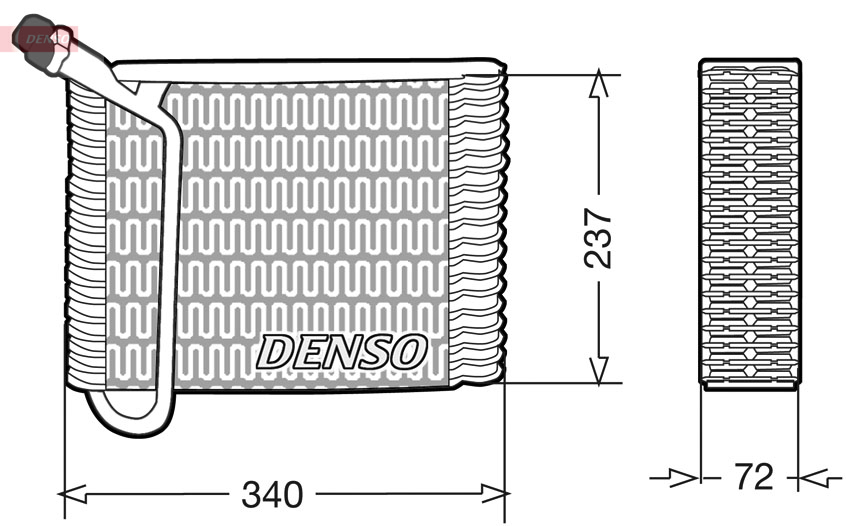 Airco verdamper Denso DEV33004