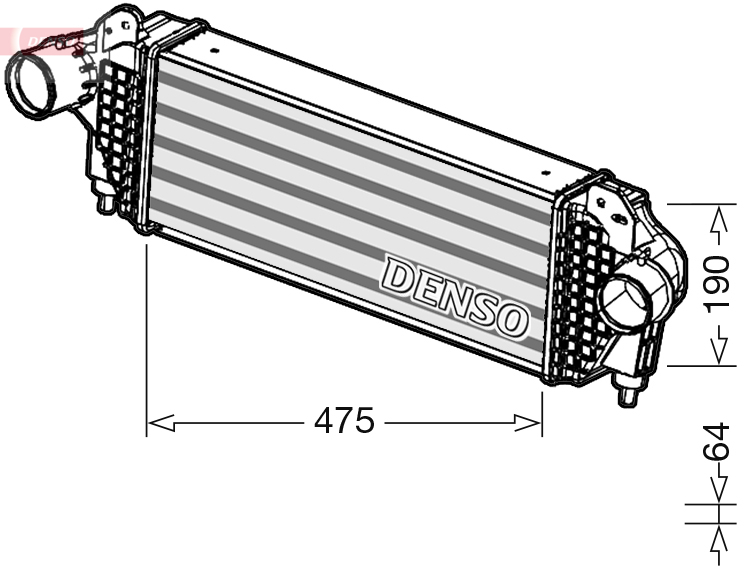 Interkoeler Denso DIT01005