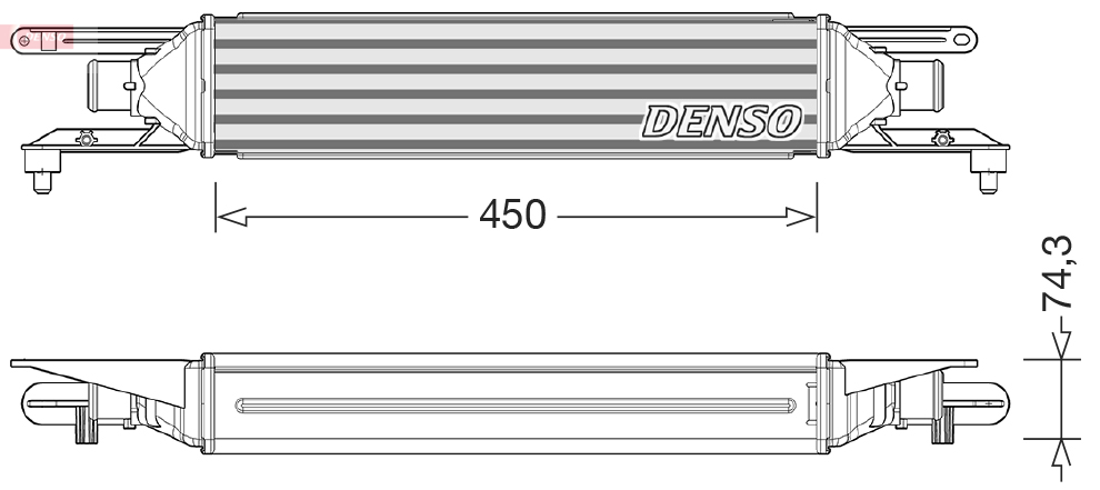 Denso Interkoeler DIT01007