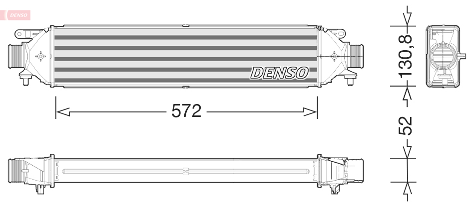 Interkoeler Denso DIT01008