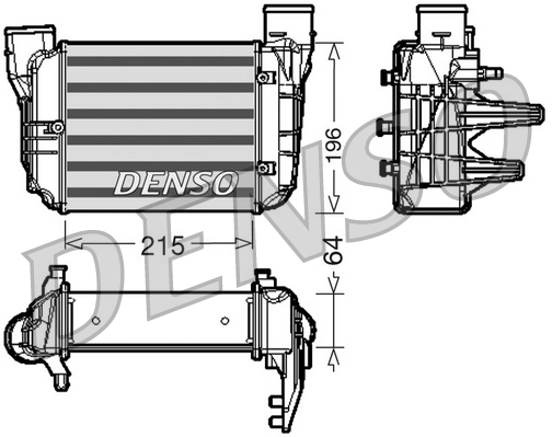 Interkoeler Denso DIT02002