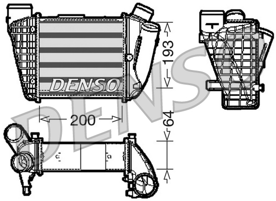 Interkoeler Denso DIT02004