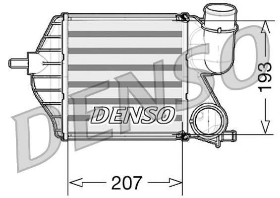 Interkoeler Denso DIT09102