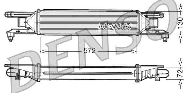 Interkoeler Denso DIT09105