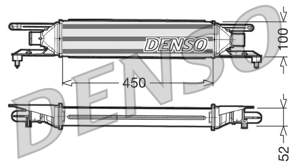 Interkoeler Denso DIT09106