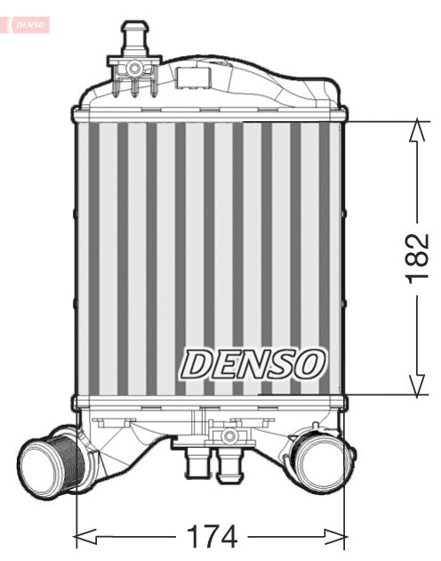 Interkoeler Denso DIT09112