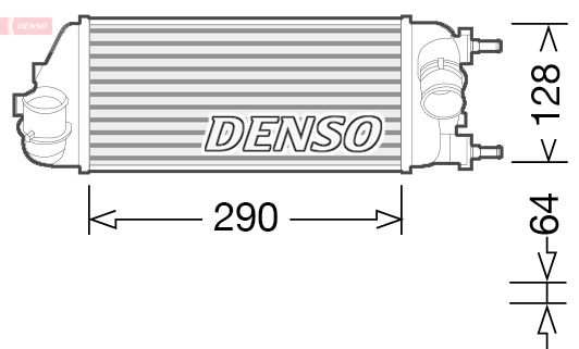 Interkoeler Denso DIT09115