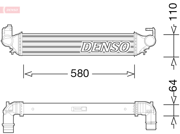 Interkoeler Denso DIT09117