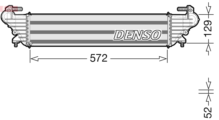 Interkoeler Denso DIT09121