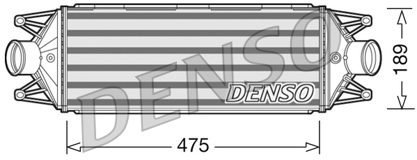 Interkoeler Denso DIT12002