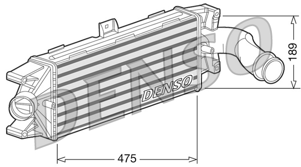 Interkoeler Denso DIT12003