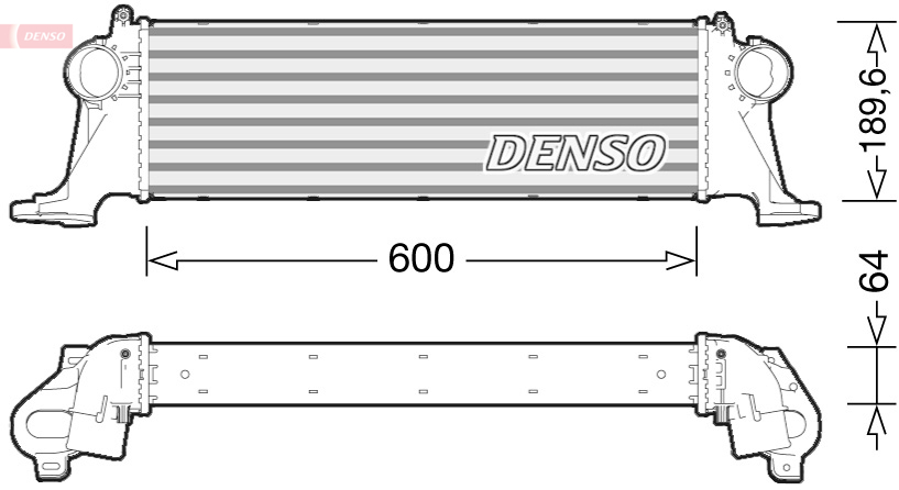 Interkoeler Denso DIT12004