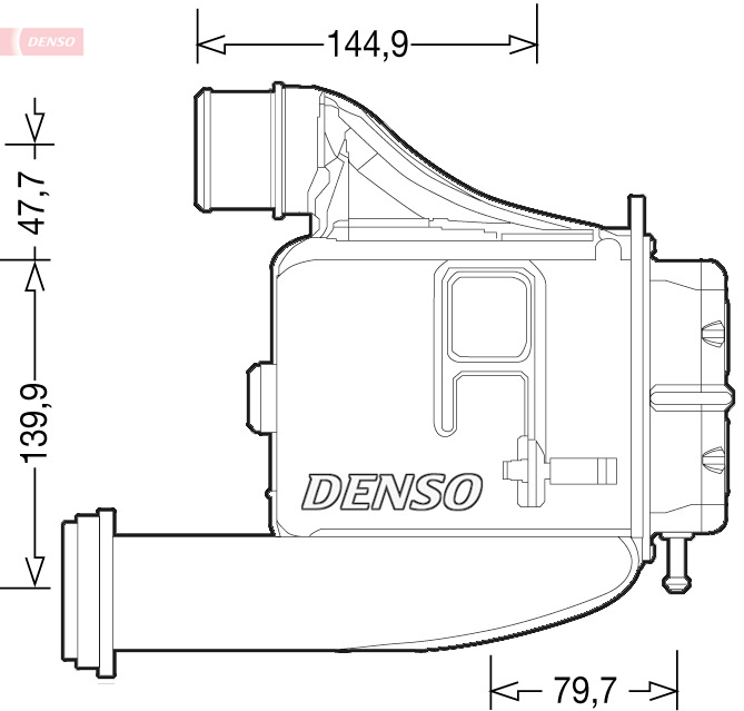 Interkoeler Denso DIT12006