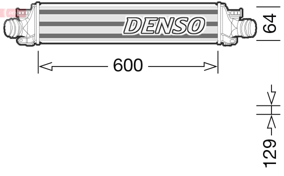 Interkoeler Denso DIT15001