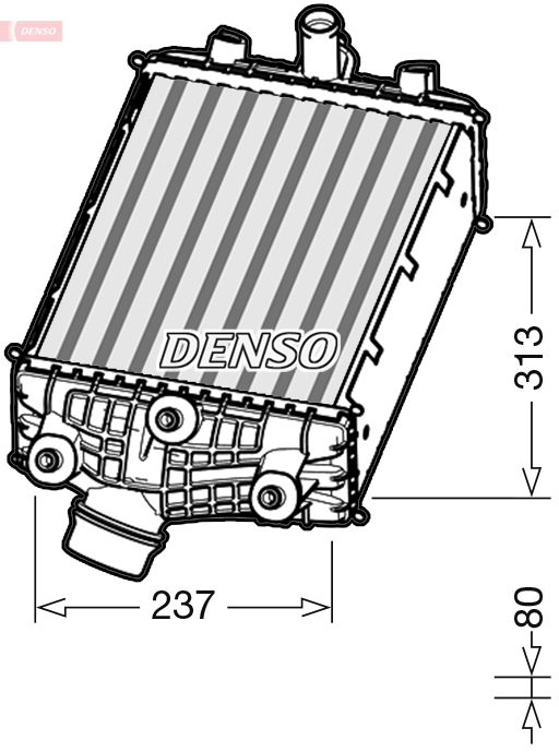 Interkoeler Denso DIT28001