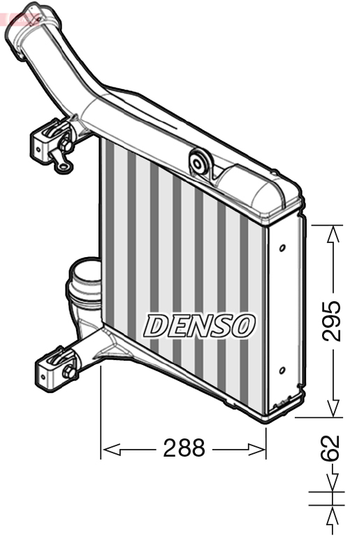 Interkoeler Denso DIT28012