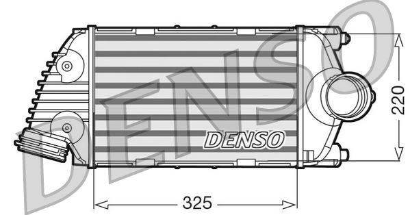 Interkoeler Denso DIT28016