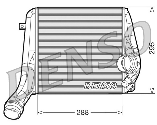 Interkoeler Denso DIT28018