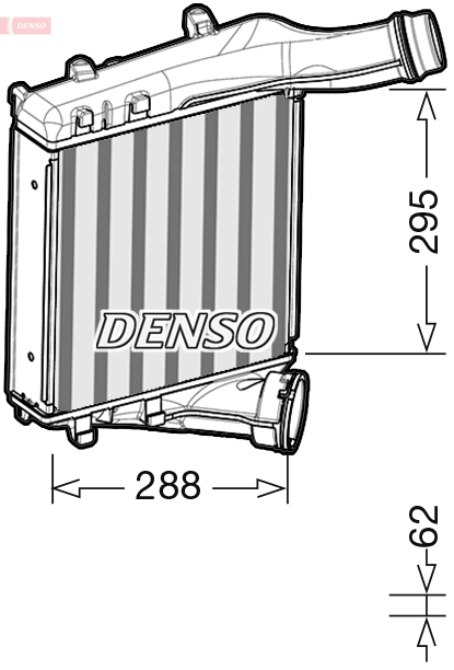 Interkoeler Denso DIT28019