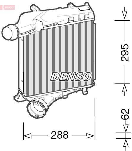 Interkoeler Denso DIT28021