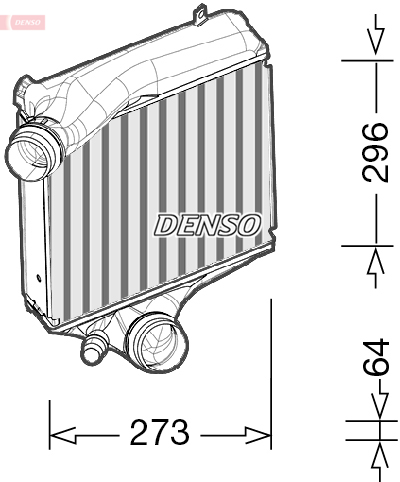 Interkoeler Denso DIT28023