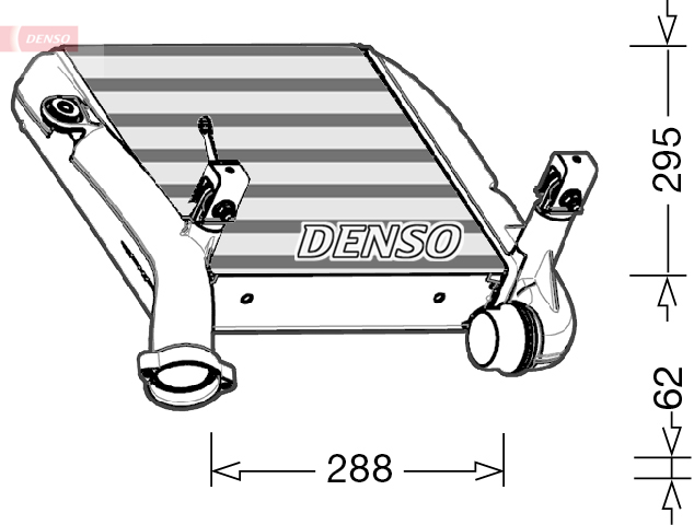 Interkoeler Denso DIT28024